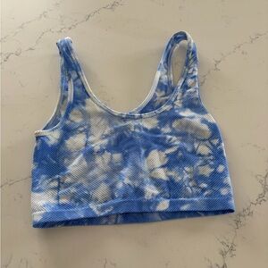 No Boundaries Sky and Cloud Tie-Dye Tank - Women’s Medium